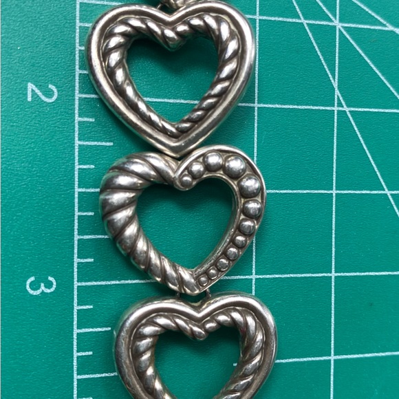 Brighton Connected by Love Bracelet heart charm silver plated - Picture 4 of 8